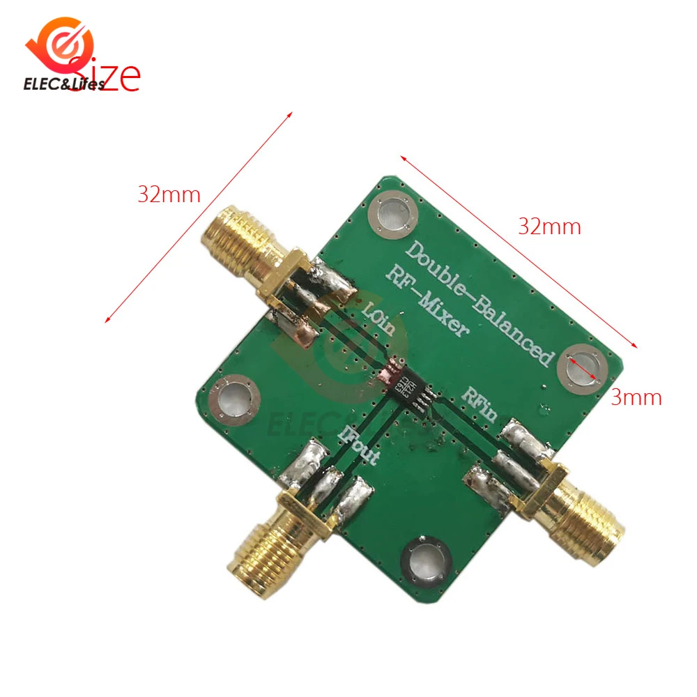 Microwave Radio Frequency Double Balanced RF Mixers Frequency Transducer RFin=1.5-4.5GHz RFout=DC-1.5GHz LO=312 SMA Female rf amplifier