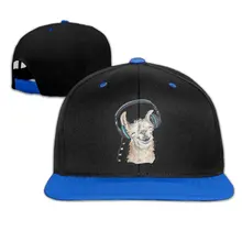 Llama Music World унисекс Регулируемая Хип-хоп бейсболка Snapback спортивная шапка