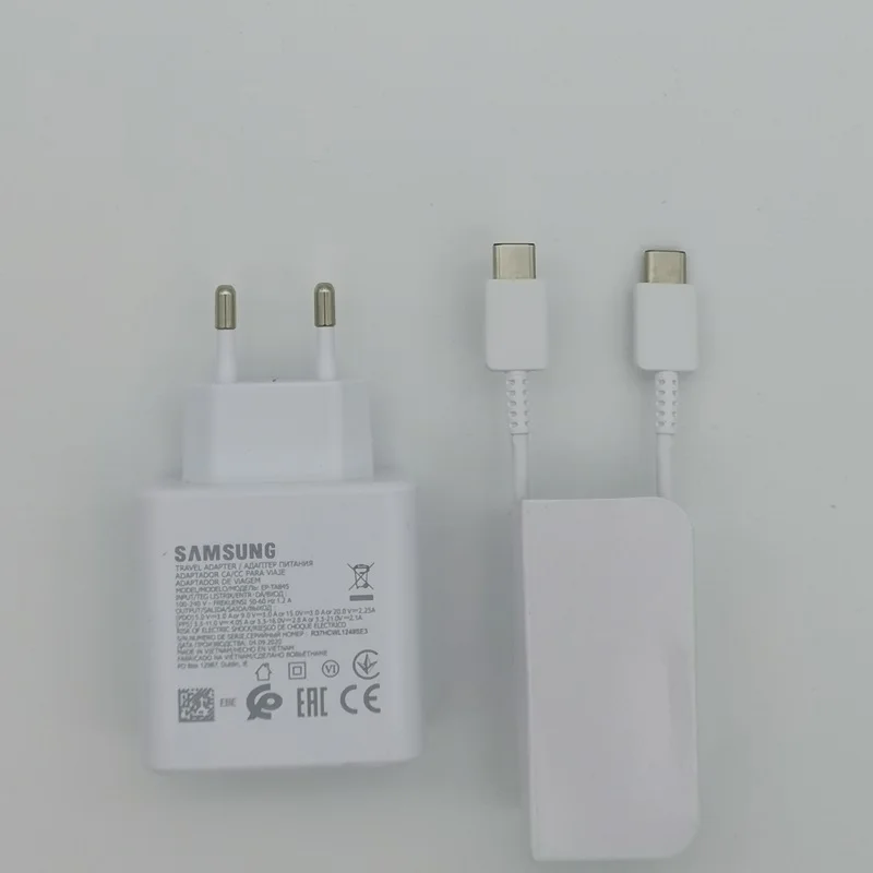 Original Samsung Fast Charger 45W Quick Adapter Type C Cable For Samsung GALAXY Note 20 10+ S10 S10E S20Plus S20 Ultra A90 A80