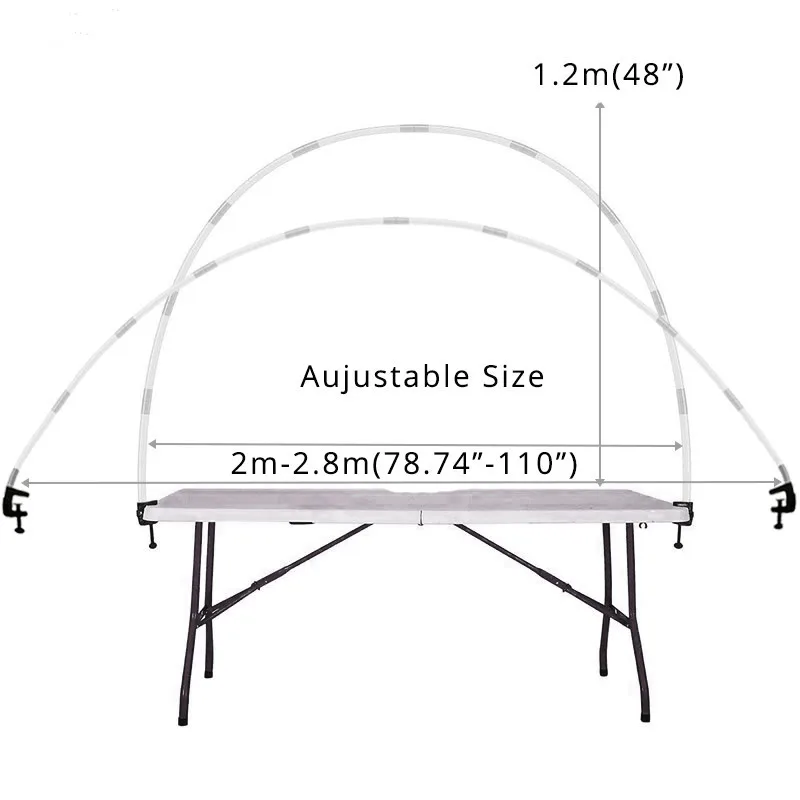  Birthday Party Decoration Small Arches Table Arches Removable Portable Table Balloon Display Stand 