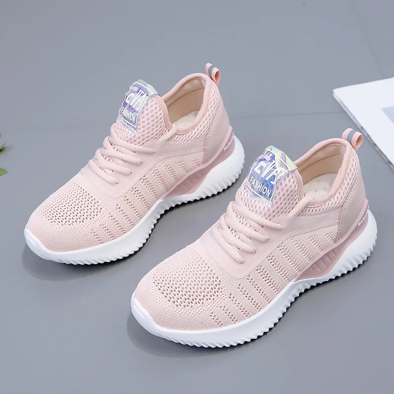

White Shoes Women's 2019 New Style Online Celebrity Spring Korean-style Summer Casual Breathable Mesh Sports Spring Versatile Ru
