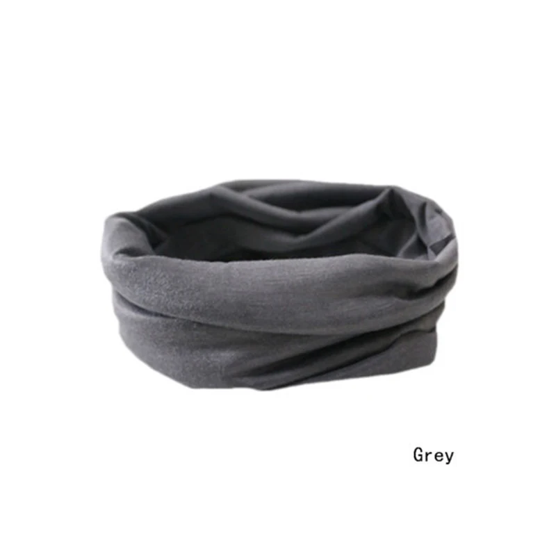 Серый Модный шейный шарф, шейный платок, платок для велоспорта, Спортивный Платок, маска для лица, головной убор BF88 - Цвет: Серый