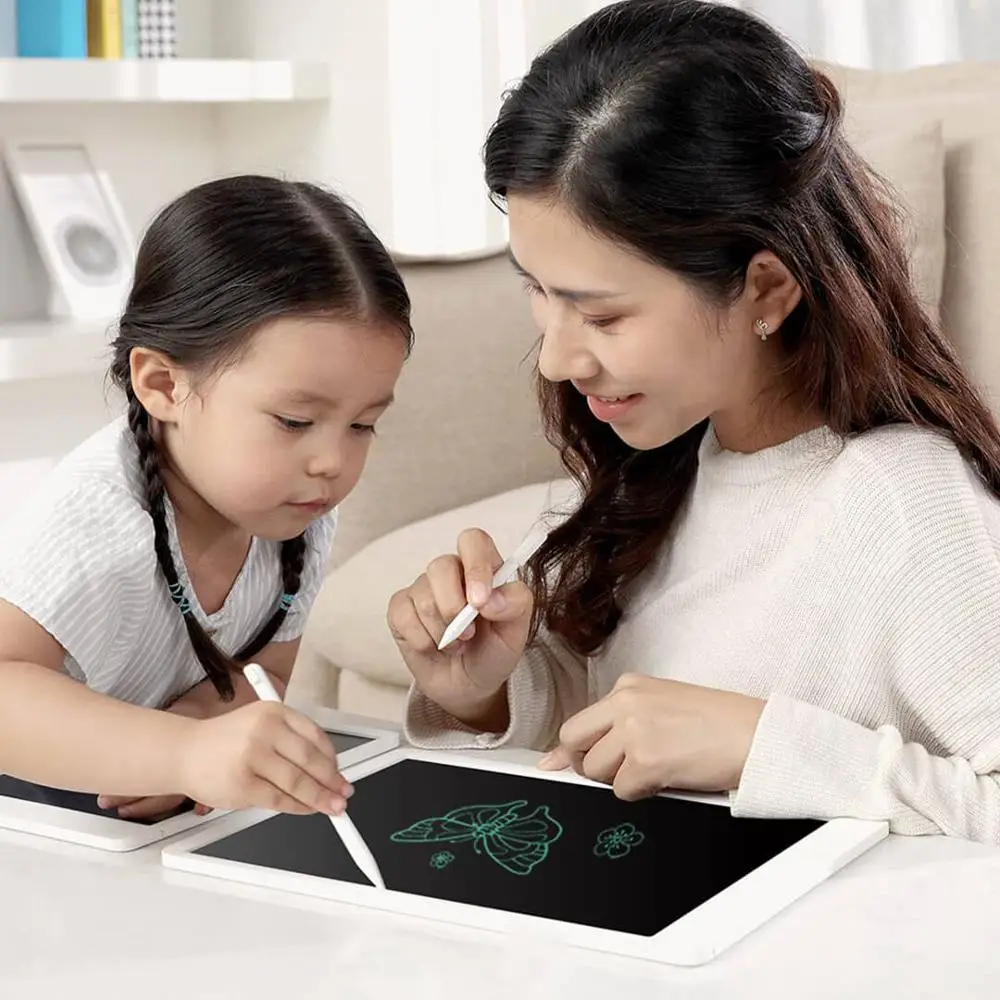 Xiaomi Mijia lcd маленькая доска с магнитным стилусом 10 дюймов 13,5 дюймов гладкая пишущая ручка мини-накладка для рисования домашняя работа