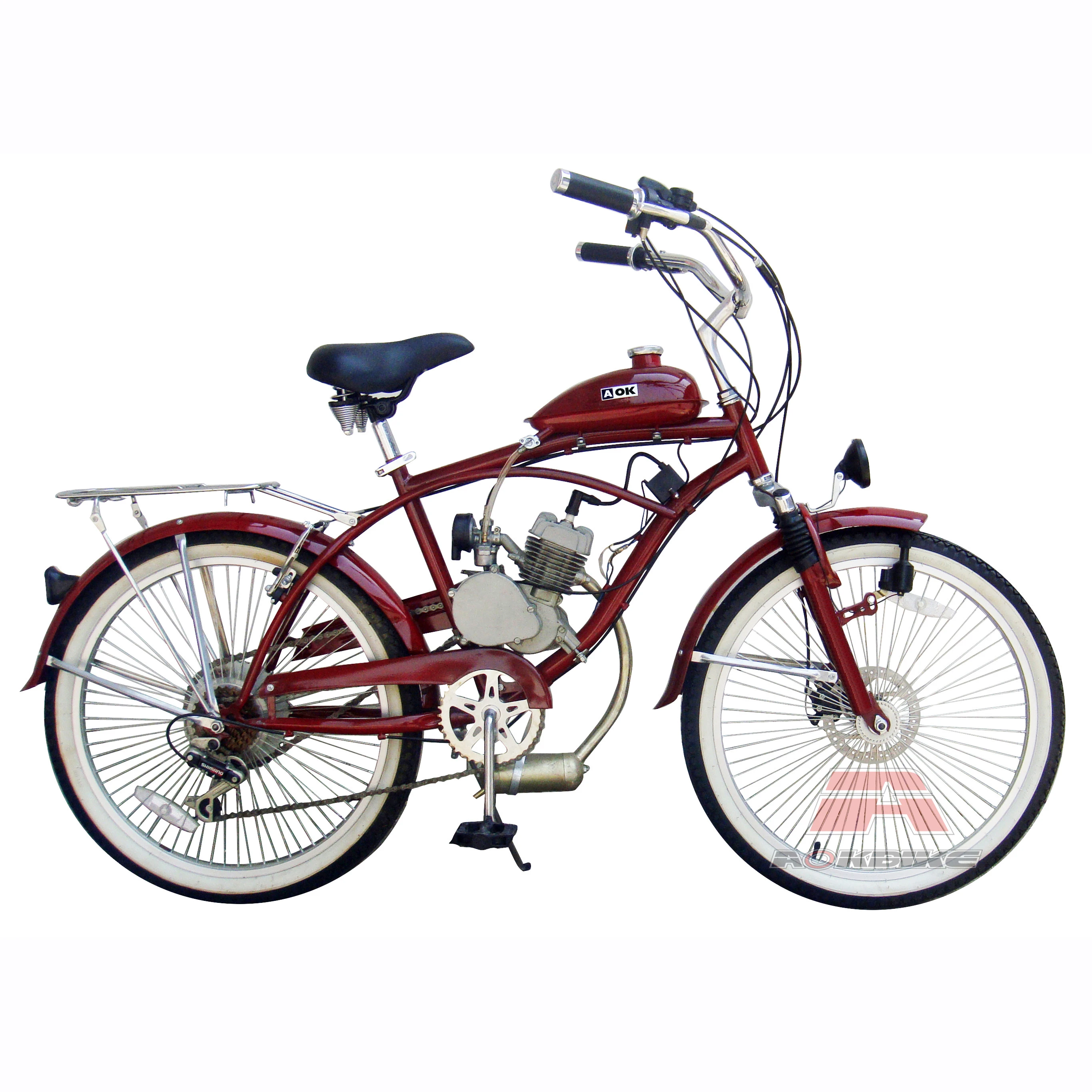Chopper Fiets Gemotoriseerde Fiets 2 Takt Benzine Fiets Retro Offroad  Voertuigen|Bicycle| - AliExpress