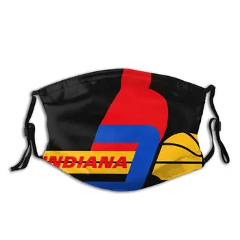 

protective mask with filter Indiana State Bird anti dust PM2.5 reuse adult teen child girl