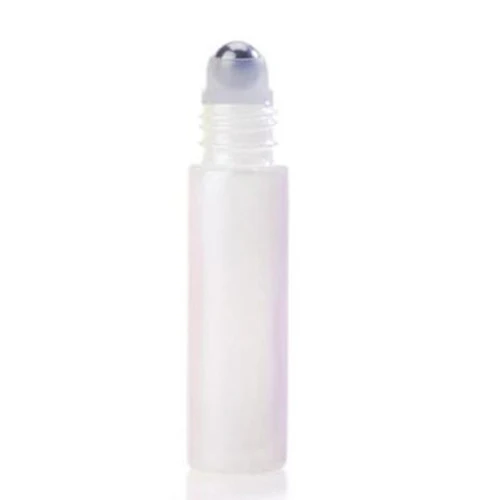Pearl White 100 шт 10 мл толстые портативные жемчужные цветные стеклянные флаконы с эфирным маслом, флаконы для духов, многоразовые флаконы для путешествий - Цвет: Pearl White