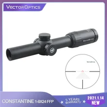 Vector Optics Constantijn 1-8X24 Ffp 1/10MIL Riflescope Optische Rifle Scope IPX6 Voor Jacht Sporting Concurrentie. 338 7.62 .308