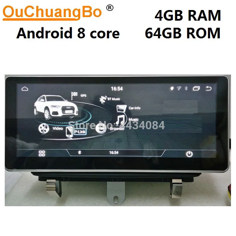 

Ouchuangbo 10.25 inch car radio gps auto for Q3 2011-2018 support 8 cores mirror link 1080P 4GB+64GB android 9.0 OS