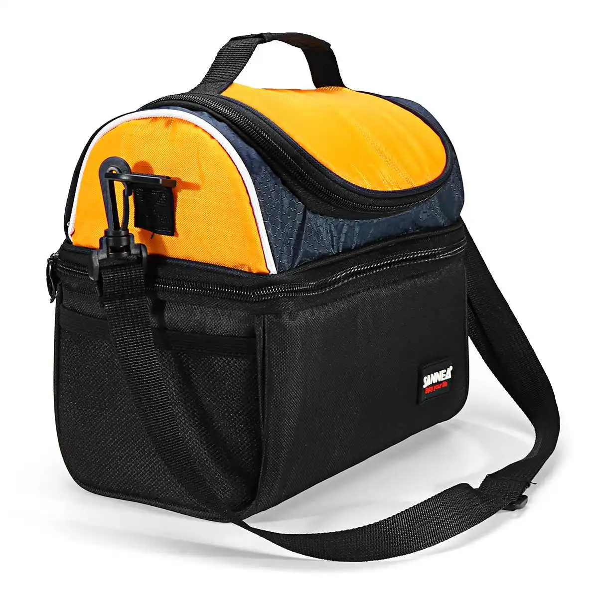 Водонепроницаемый практичный портативный мешок для льда, сумка-холодильник, сумки для ланча, сумка для пикника, сумка для отдыха, Bento Box, Термосумка для еды, для кемпинга, 6.7L - Цвет: Желтый цвет