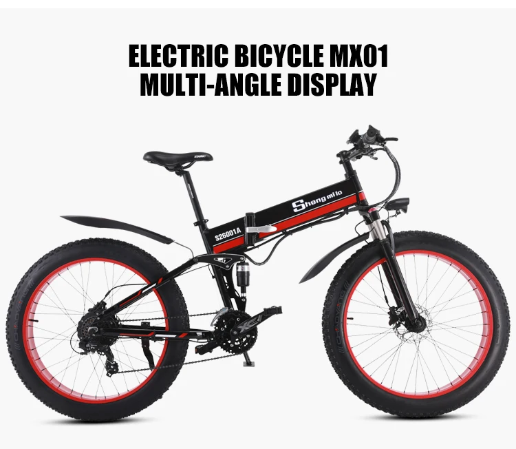 Электрический велосипед 1000 Вт, Электрический пляжный велосипед 4,0, электрический велосипед с толстыми шинами, 48 В, Мужской горный велосипед, снежный электровелосипед, 26 дюймов