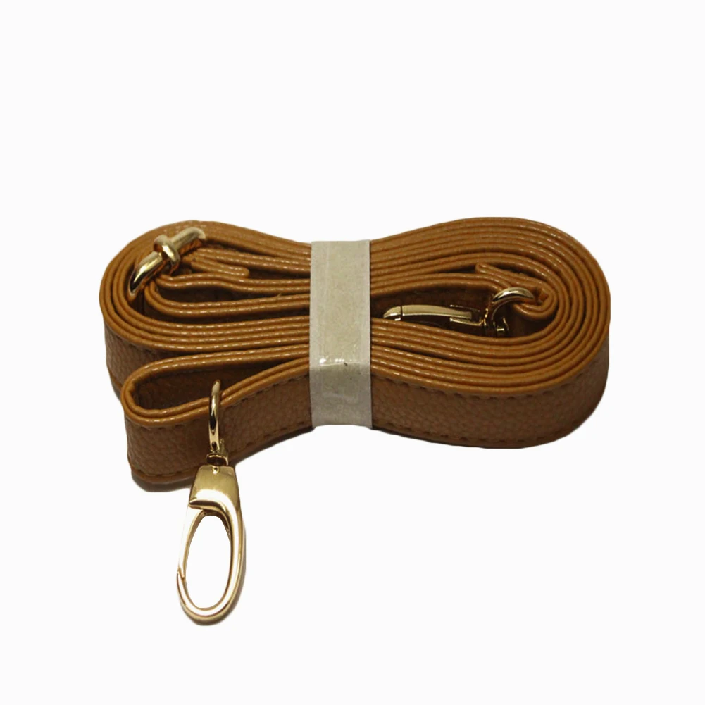 light brown Женская сумка через плечо из искусственной кожи, сумка на ремне, ручка для сумок, ручная работа, кошелек на ремне, Твердая Сумка, ремни, сумка на ремне, аксессуары - Цвет: light brown