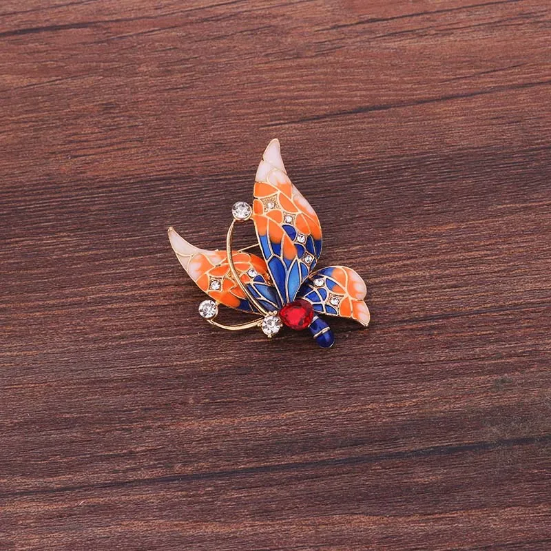 AliExpress,, аксессуары, хенсон, масляные капли, цветной рисунок, Бабочка, брошь, корсаж, Женская классная Изысканная одежда