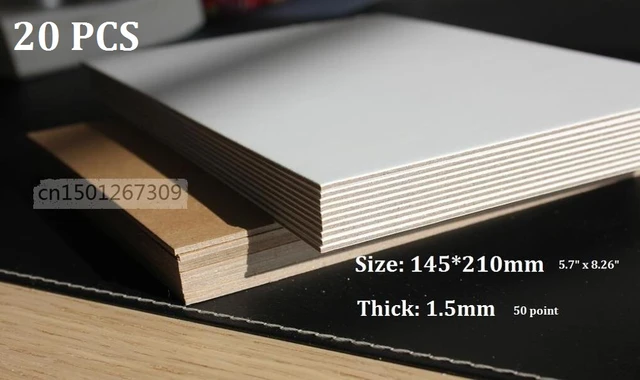 A4 A3 Chipboard Sheets Brown Kraft Cardboard for Scrapbooking & Picture  Frame Backing (1MM 2MM Thick) Paper Board - AliExpress