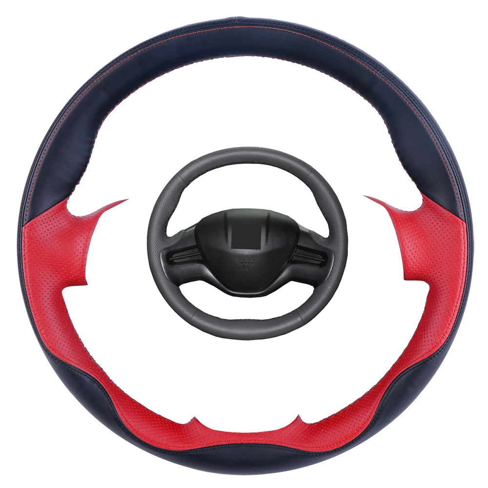 Подгонянная ручная сшитая коса из искусственной кожи для Honda Civic 8 2006-2011 (2-спица) |