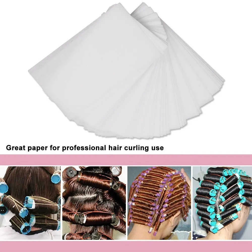 Salon Hair Dye Thickened Perm Paper High Temperature Resistance Barber Tissue for Hot& Cold Hair Perming