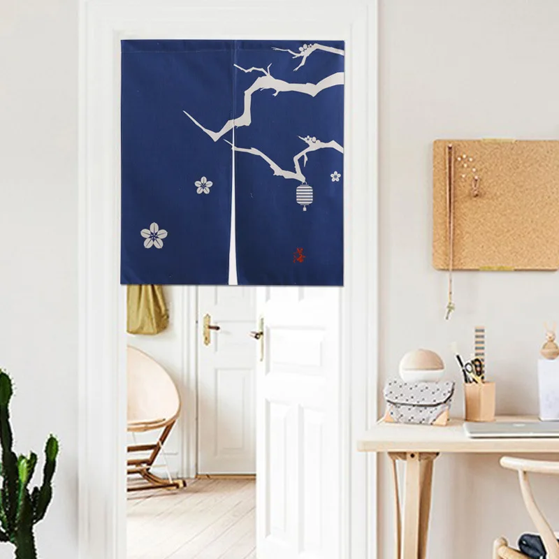 

Chinese Retro Door Curtain Bedroom Feng Shui Curtain Toilet Partition Curtain Half Curtain Japanese Curtain Noren