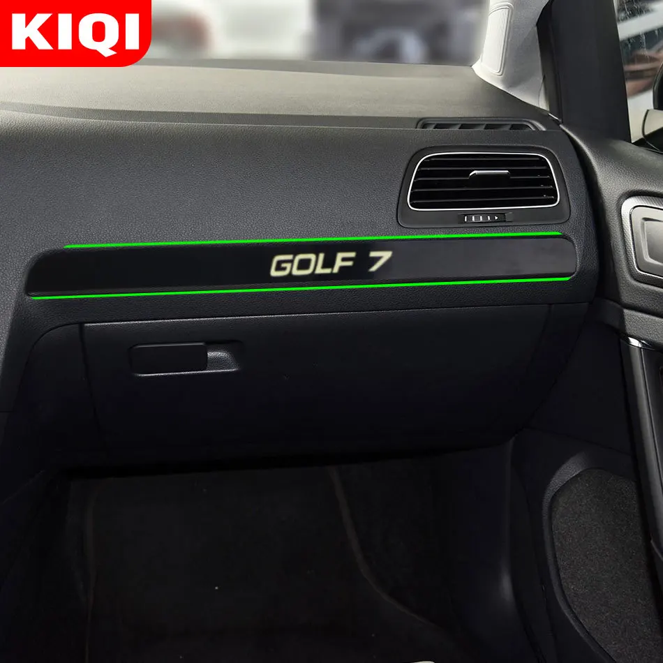 Декоративные наклейки на перчаточный ящик для Volkswagen VW Golf 7 Mk7 Golf7 LHD 2012-2018