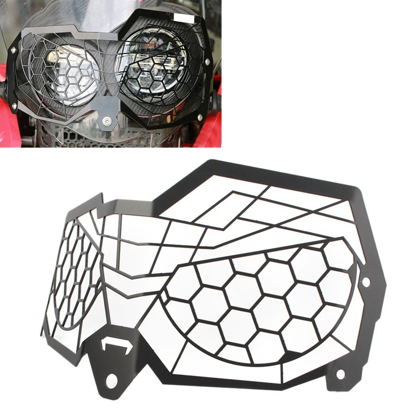 Передняя фара мотоцикла решетка Защитная крышка для Honda CRF250 ралли
