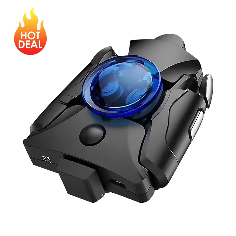 

VODOOL Game Controller Mobile Phone Back Clip Gamepad Trigger Button Joystick for iPhone Android Mobile Phone PUBG Game Universa