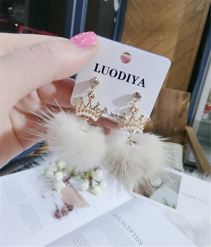 Новинка года. Женские серьги-подвески в Корейском стиле на осень и зиму. Модные Jewelry-QQD5-W1