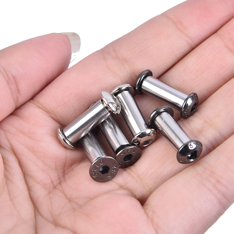 Rivet Nut Tool 2pcs Knives Screw Rivet Tools For DIY Tools Material Knife Handle Plate Fastening Processing Screw