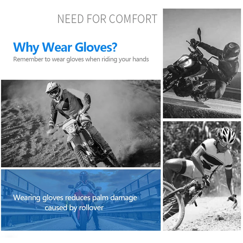 1 Pairs Summer Winter Motorcycle Gloves Touch Screen Waterproof Windproof Protective Gloves Outdoor Cycling Racing Gloves