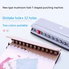 2022 New T-hole Puncher Mushroom Hole Multi-function A4 Paper Porous B5 A5 10-hole Binding Clip Loose-leaf Puncher 6hole Puncher ► Photo 2/6