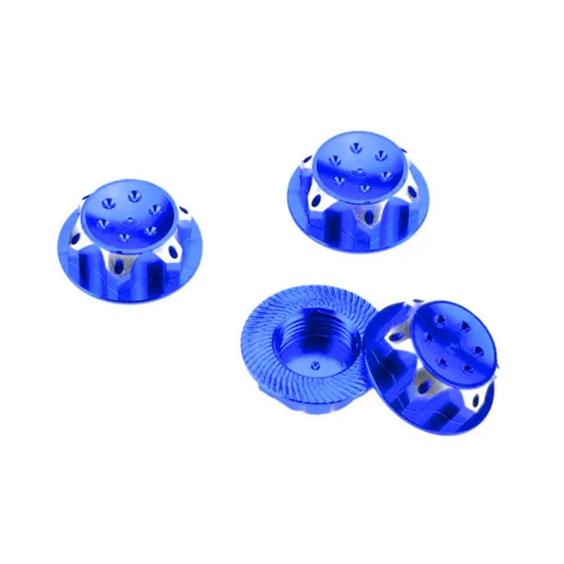 ABKT-4Pcs RC багги 1/8 масштаб 17 мм замок от пыли переходник для гаек для RC внедорожника Redcat LOSI Team-C колеса и диски гайка