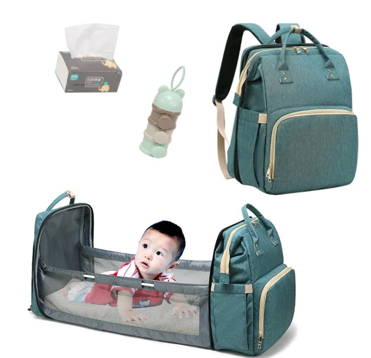 New Diaper Baby Bags with Bed Mummy Bag Waterproof Nylon Maternity Nappy Moms Backpack Baby Nursing Changing Bag For Baby Care New Diaper Baby Bags with Bed Mummy Bag Waterproof Nylon Maternity Nappy Moms Backpack Baby Nursing Changing Bag For Baby Care