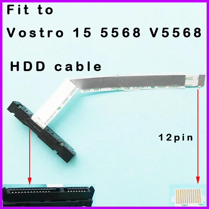 Новый оригинальный кабель для жесткого диска Dell Vostro 15 5568 V5568 HDD кабельный разъем