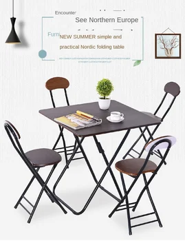 

N3B Folding Dining Chairs Coffee Chairs Furniture Kitchen Living Room Support 110kg