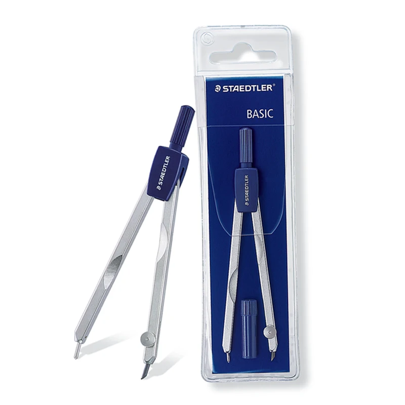 

Germany STAEDTLER 559 WP 00 Beginners Basic Pencil Compass 556 E4-HB Compass Leads Durable Metal Plastic