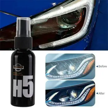 

Car Headlight Repair Agent H5 Headlight Restoration Polish Oxidation Liquid Kit Car Detailing Cleaning Scratch Remover Protector