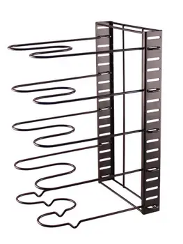 

Adjustable Pan Organizer Rack Pot Lid Holder Pot Storage Rack for Kitchen