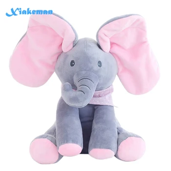 

Stuffed Animal Toy Plush Elephant Doll Play Electric Music Education Birthday Christmas Thanksgiving Gifts For Kids Children