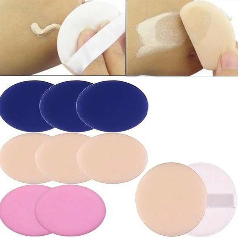 Спонж для макияжа, воздушная подушка, Жидкая основа, не латексный, двойное использование, BB крем, круглая губка, спонж, инструмент для макияжа
