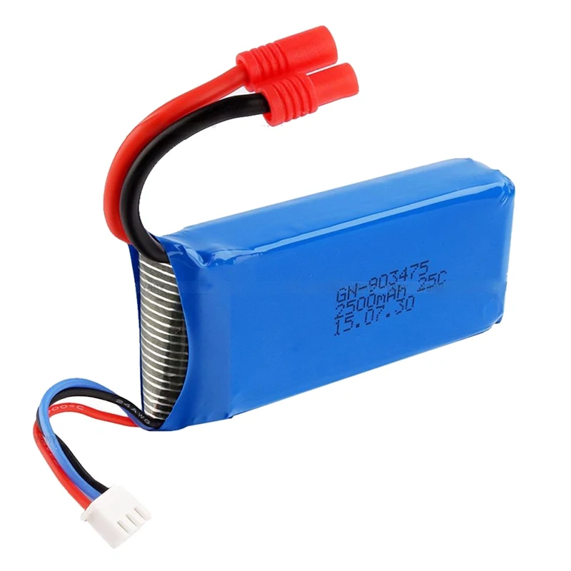 2x7,4 V 2500mAh батареи наборы питания для Syma X8C X8W X8G с адаптером зарядного устройства синий+ черный