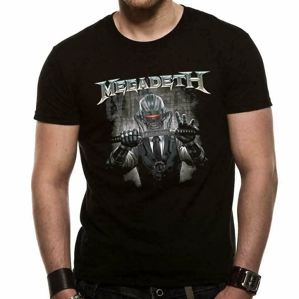 

Official Megadeth T Shirt Rust In Peace Black NEW S Thrash Metal