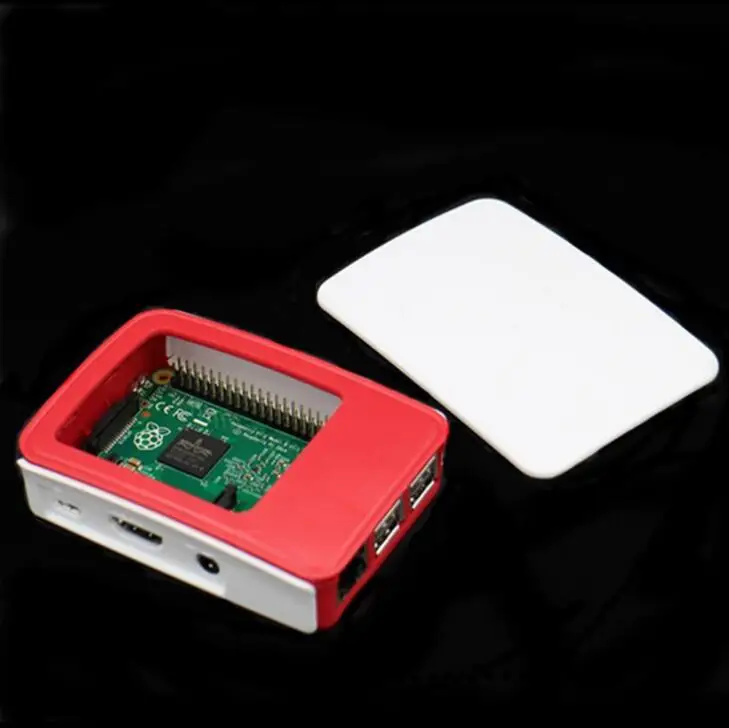 Чехол для Raspberry Pi4 использования с Pi 4 красных и белых цветов высококачественный