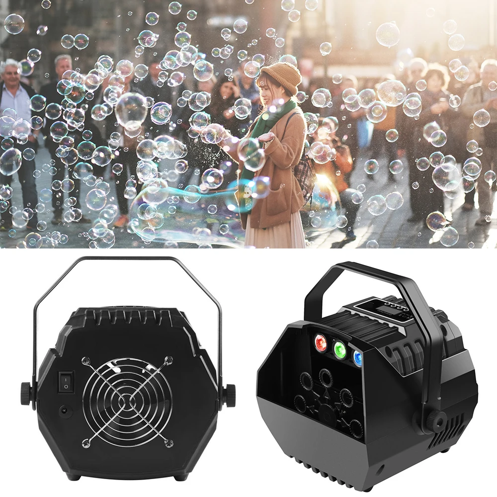 

LED Laser Stage Lights Wireless Remote Control Bubble Machine Automatic Romantic Effect Light for Wedding Parties Festivals