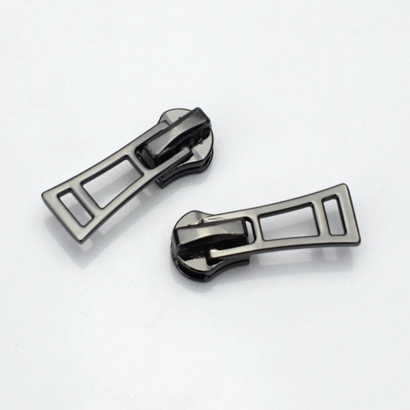 gunblackx10pcs Meetee экологически чистые металлические ползунки для молнии для металлической молнии s 5# молния голова куртка одежда сумка молния DIY Швейные аксессуары G2-3 - Цвет: gunblackx10pcs