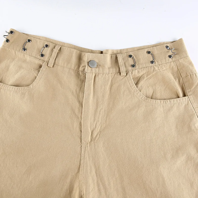 womens baggy khaki cargo pants