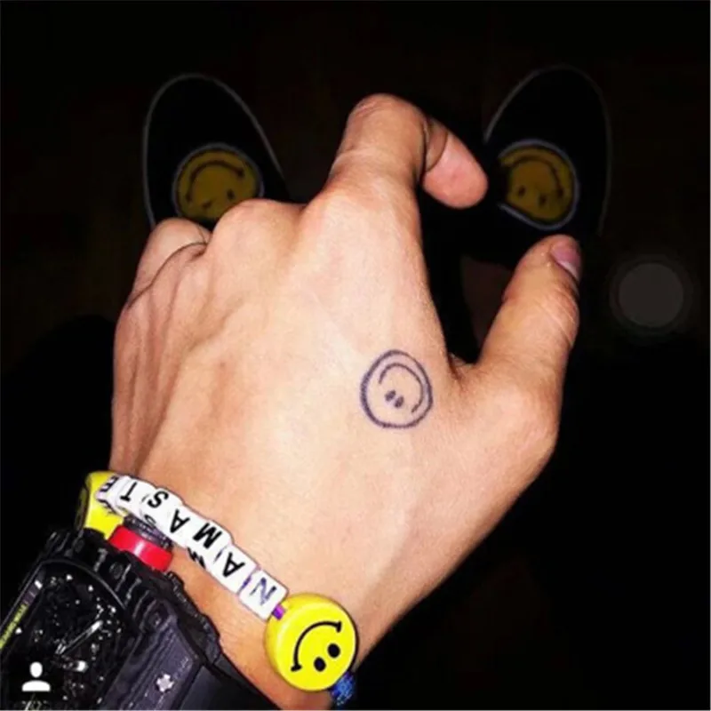 

KPOP G-Dragon Ceramics Smile Colorful Letter Wristband Bracelet Peaceminusone FH191