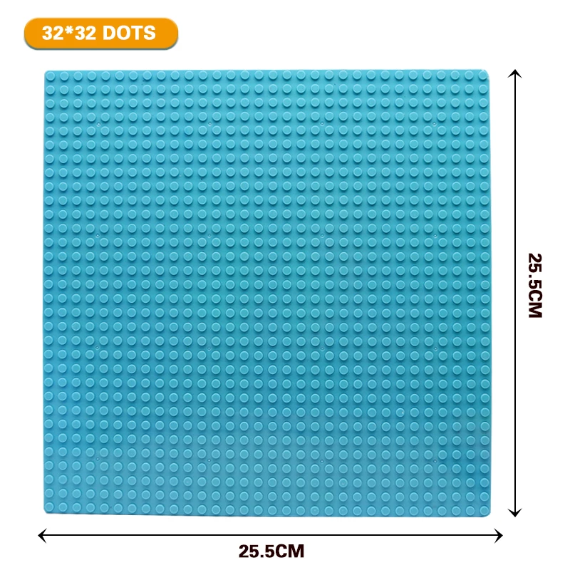 32*32 Dots Classic Base Plates Plastic Bricks Baseplates Building Toys City Building Blocks DIY Bricks Construction Toys Gift 36