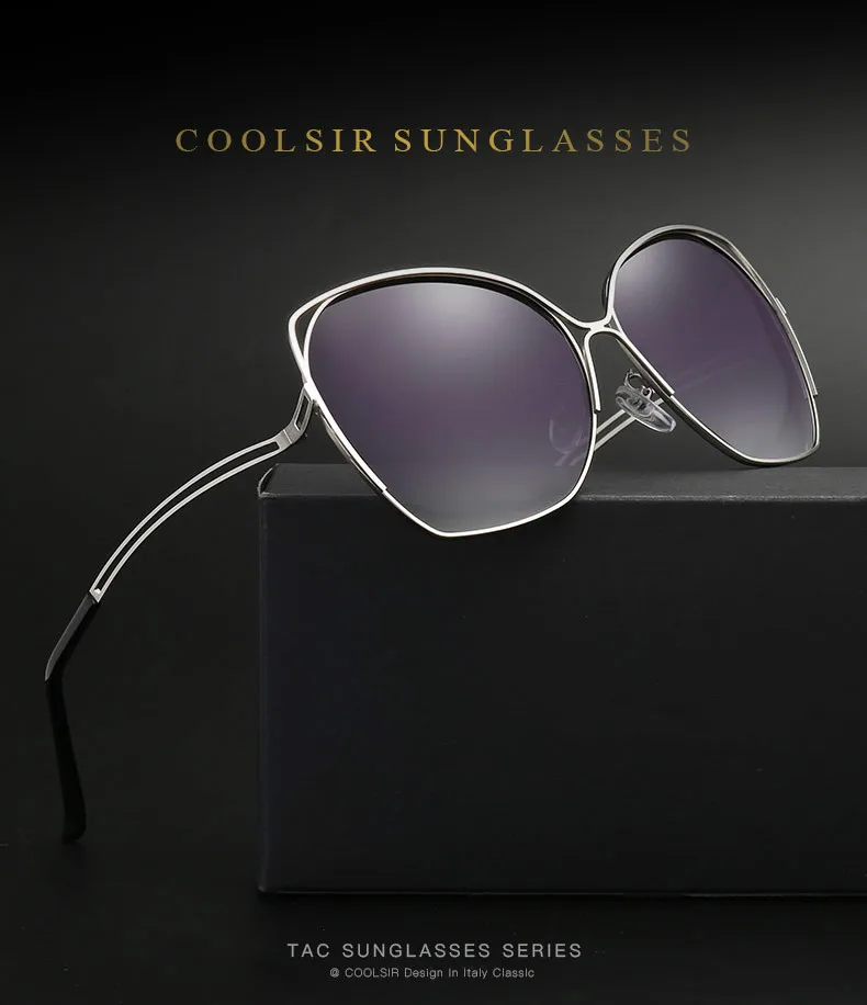 Xiasent, брендовые солнцезащитные очки, женские, новые, поляризационные, солнцезащитные очки, Классическая мода, большая коробка, яркие солнцезащитные очки, зеркало для вождения, UV400, Gafas