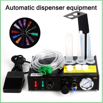 

983 Automatic Solder Paste Liquid Adhesive Controller Dropper Machine Auto glue dispenser kit 982 Dispensing Machine Equipment