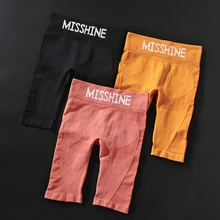 Женские Бесшовные Спортивные шорты для фитнеса с высокой талией, шорты для йоги, Эластичные Обтягивающие шорты для бега, женская одежда для фитнеса, спортивная одежда для тренировок