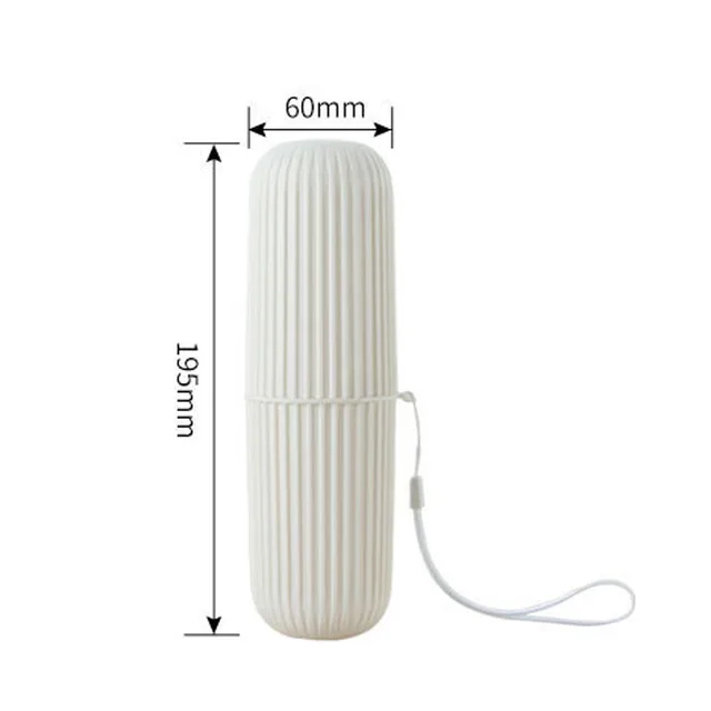 Fogkefe Tartó Borítóval Műanyag Fogkefék Fogkrém Tároló Doboz Hordozható Utazási Kemping Borító Otthoni Egészségügyi Szervező Tok - Image 6