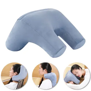 

Travel Portable Sleeping Pillow U-Shaped Lean Forward And Backward Cushion Nap Pillow Support Neck Head For Car Office Children