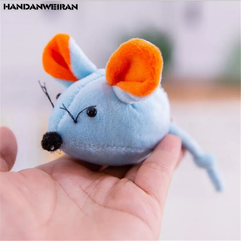 1Pcs 13CM New Holiday Gift Cute Rat Year Mascot Peaceful Rat Pendant Toy Christmas Gift For Girls&Boys&Childs HANDANWEIRAN - Color: blue